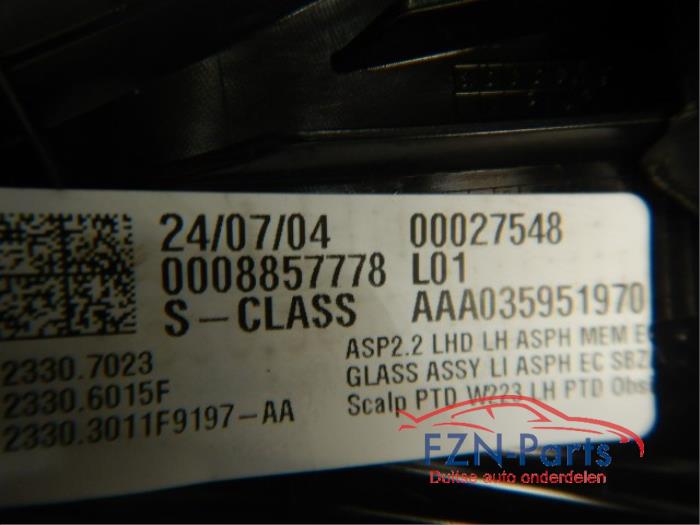 Mercedes-Benz S-Klasse/ Maybach W223 Spiegel Inklapbaar Links 360 CAM