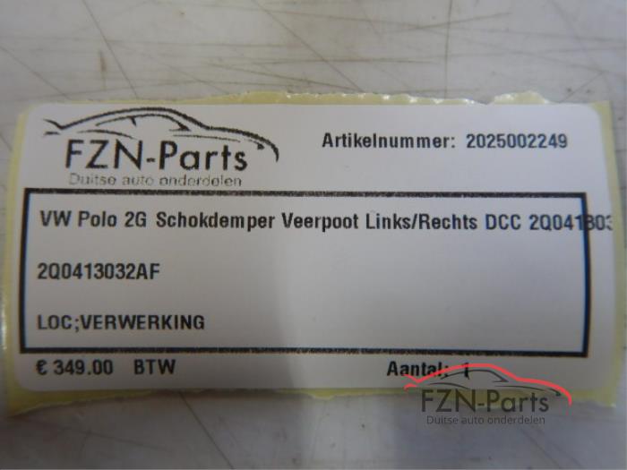 Schokdemperpoot links-voor Volkswagen Polo (22735572)