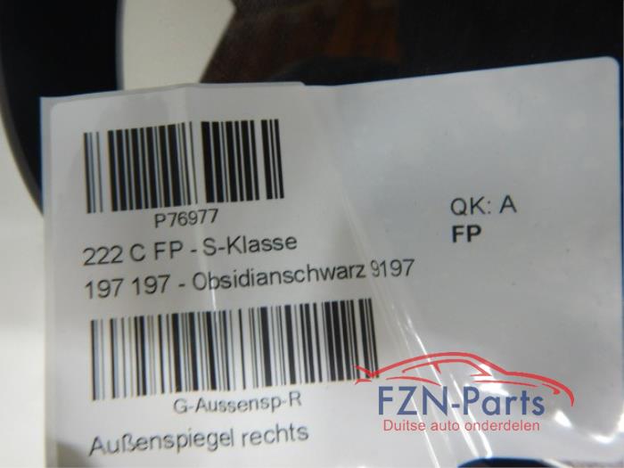 Mercedes-Benz W222 S-Klasse Spiegel Rechts inklapbaar