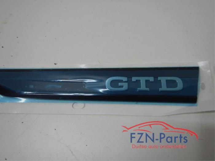 VW Golf 8 GTD Embleem Sticker Logo Zijscherm Set Links+Rechts