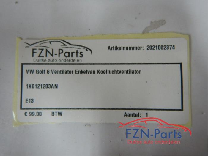 Kachel Ventilatiemotor Volkswagen Golf (22743896)
