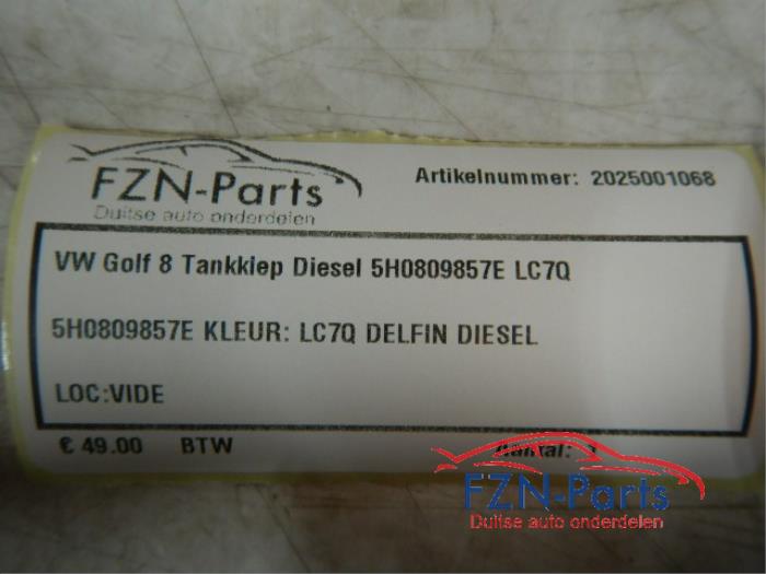 VW Golf 8 Tankklep Diesel LC7Q