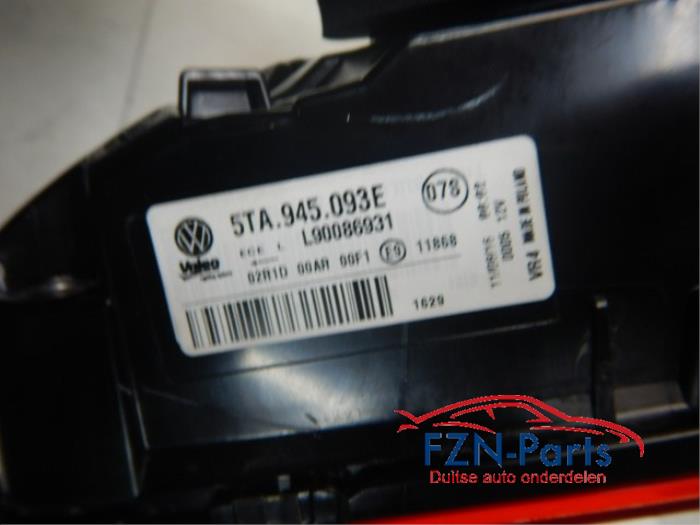 VW Touran 5TA Achterlicht Links binnen