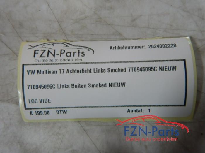 Achterlicht links Volkswagen Transporter (22724718)