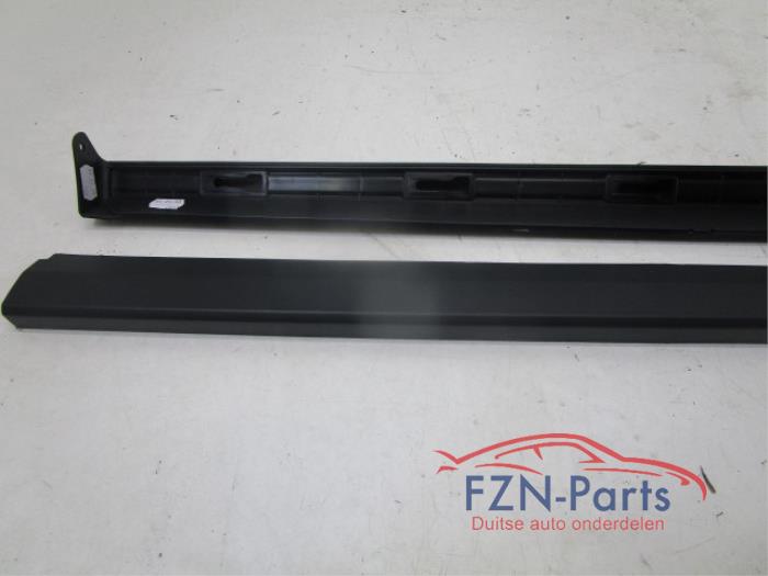 VW Polo 2G GTI R-Line Sideskirt set L+R Zwart
