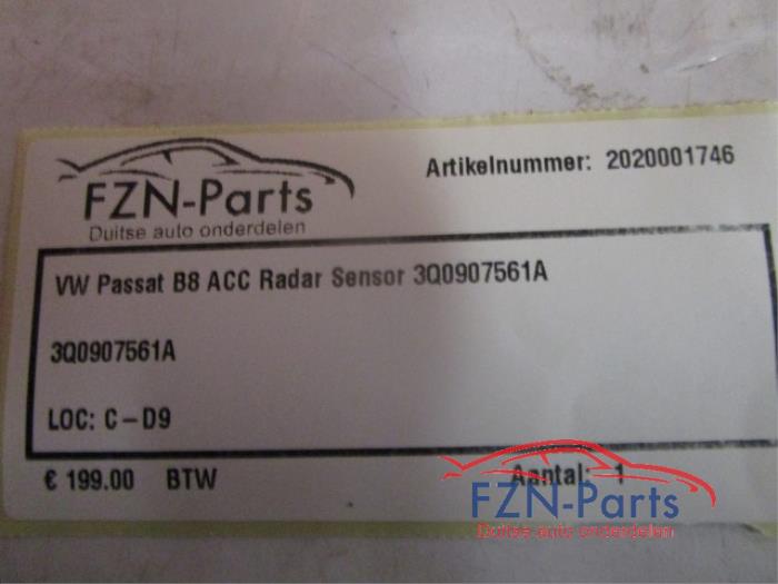Radar sensor Volkswagen Passat (22745488)