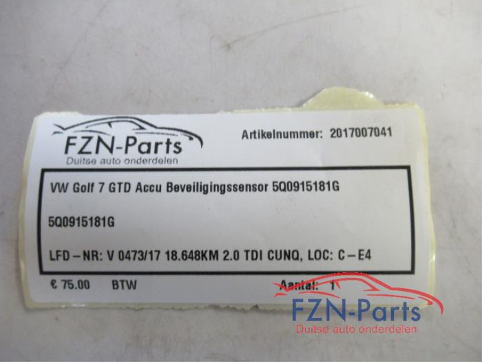 Accu sensor Volkswagen Golf (22744768)