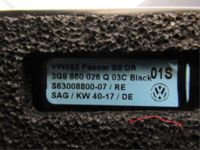 VW Passat B8 3G Variant Dakdragers Set Mat-Zwart Links + Rechts