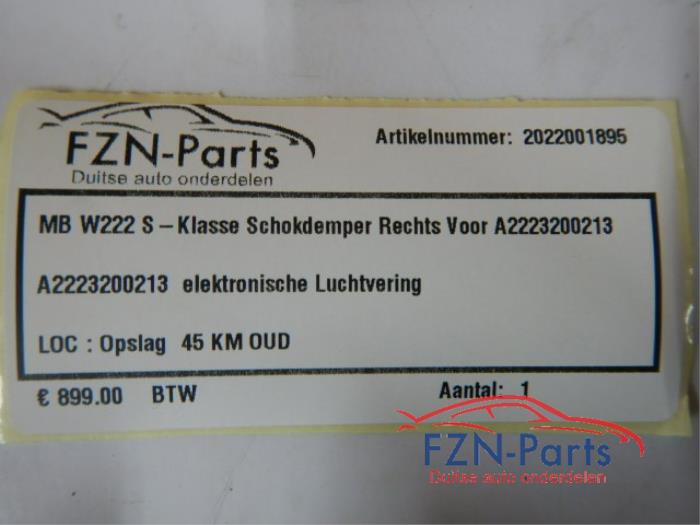 Schokdemper rechts-voor Mercedes S-Klasse (22738142)