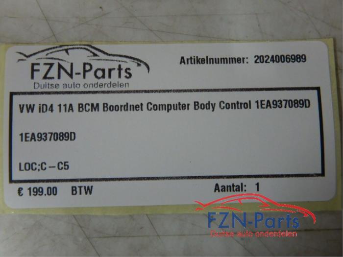 VW ID4 11A BCM Boordnet Computer Body Control