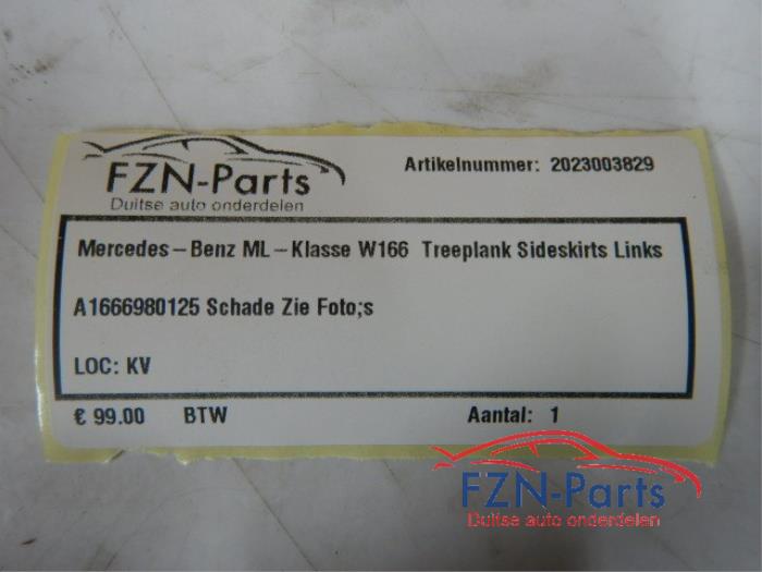 Zijskirt links Mercedes ML-Klasse (22727607)