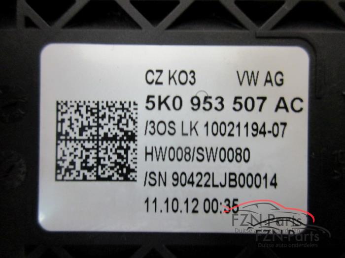VW Caddy Stuurkolomcombischakelaar Stuurmodule Sleepring