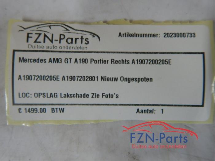 Portier 2Deurs rechts Mercedes AMG GT (22739725)