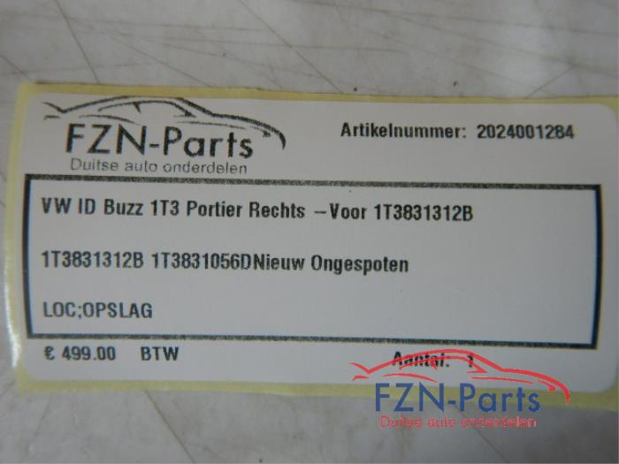 Portier 4Deurs rechts-voor Volkswagen Diversen (22723027)