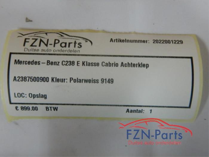 Achterklep Mercedes E-Klasse (22724448)