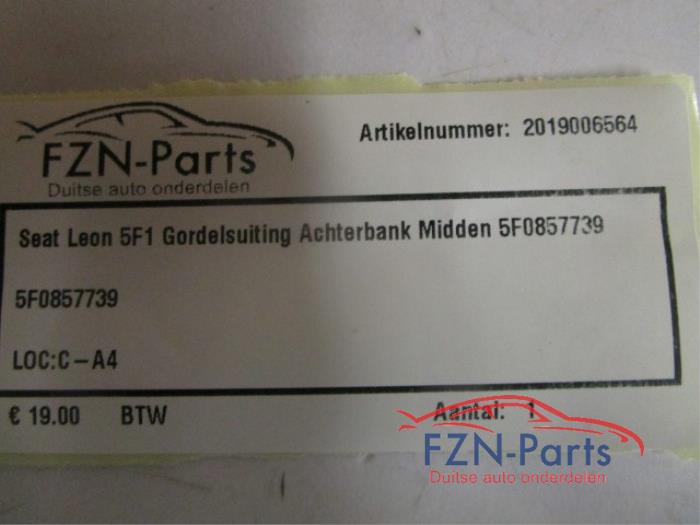 Veiligheidsgordel midden-achter Seat Leon (22741490)