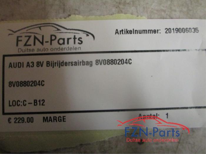Audi A3 8V Bijrijdersairbag