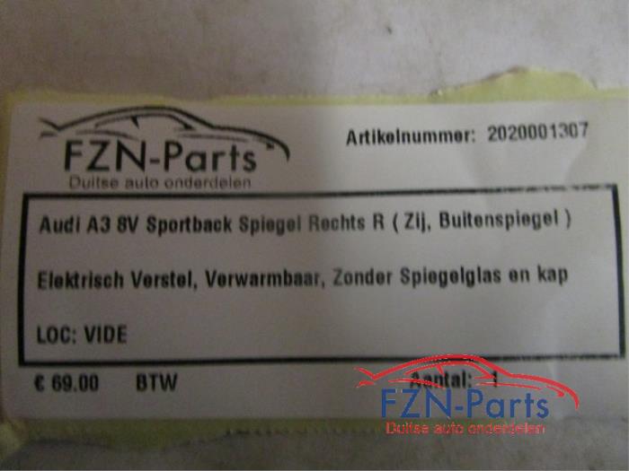 Buitenspiegel rechts Audi A3 (22724870)
