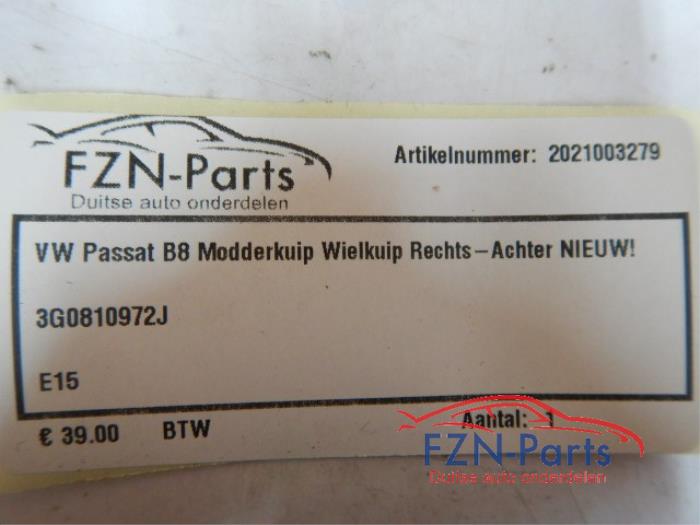 Passat B8 Modderkuip Wielkuip Rechts-achter NIEUW!