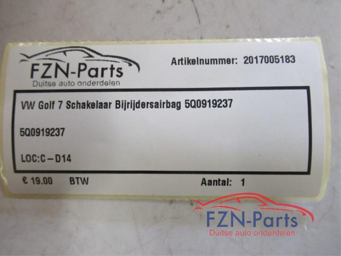Schakelaar (diversen) Volkswagen Golf (22742773)