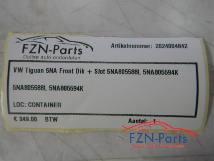 Frontdeel steun Volkswagen Tiguan (22743845)