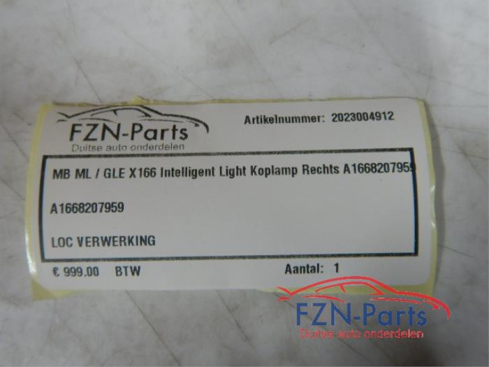 Mercedes ML / GLE X166 Intelligent Light Koplamp Rechts
