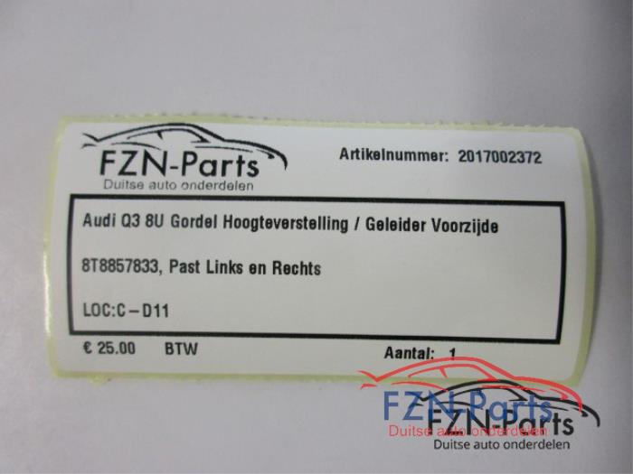 Gordel hoogteverstelling links-voor Audi Q3 (22741134)