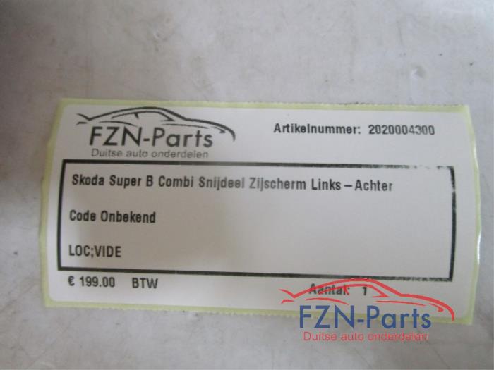 Snijdeel achter Skoda Superb (22745113)