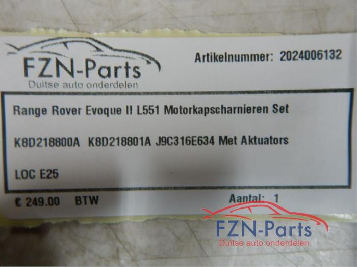 Motorkap Scharnier Landrover Evoque (22740167)