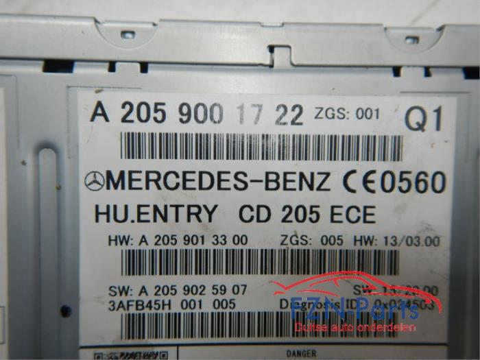 Mercedes-Benz C-Klasse W205 Navigatie Radio Unit A