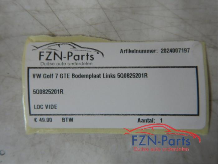 VW Golf 7 GTE Bodemplaat Links