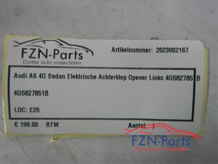 Audi A6 4G Sedan Elekrische Achterklep Opener Links