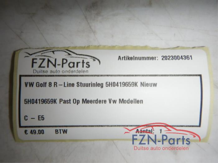 VW Golf 8 R-Line Stuurinleg