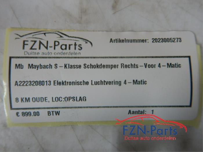 Schokdemper rechts-voor Mercedes S-Klasse (22743042)