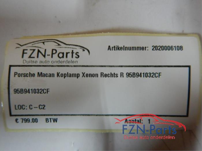 Porsche Macan Koplamp Xenon Rechts R