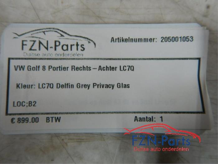 Portier 4Deurs rechts-achter Volkswagen Golf (22723881)