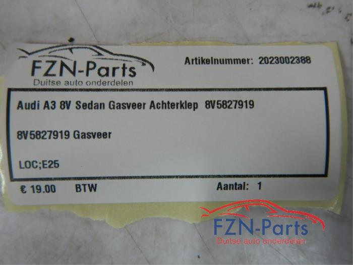 Audi A3 8V Sedan Gasveer Achterklep