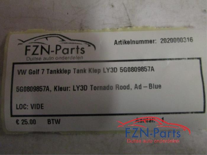 Tank Klep Volkswagen Golf (22728236)