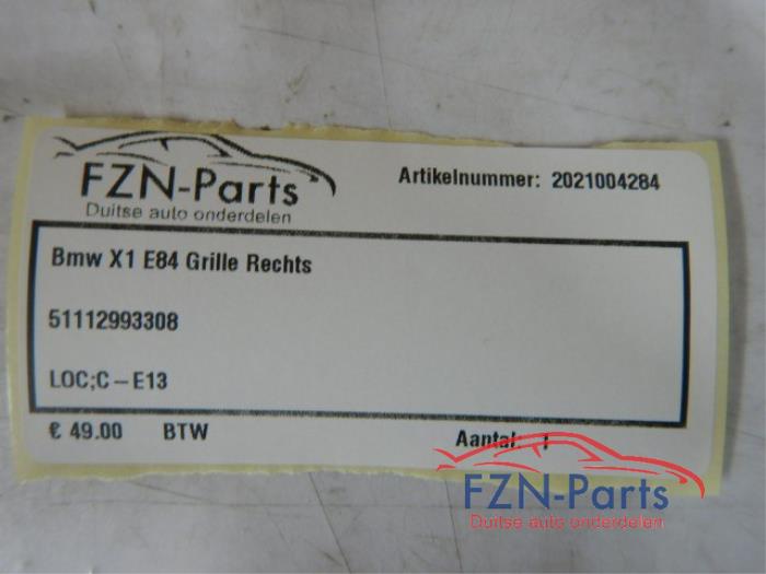 BMW X1 E84 Grille Rechts