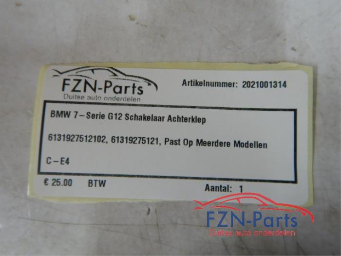 Schakelaar achterklep BMW 7-Serie (22740817)