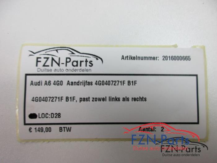 Aandrijfas links-voor Audi A6 (22724683)