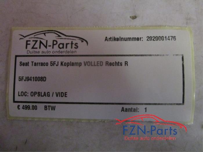Seat Tarraco 5FJ Koplamp VOLLED Rechts R