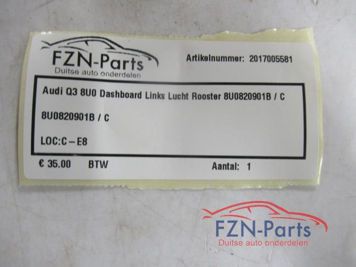 Middenconsoles Audi Q3 (22739665)