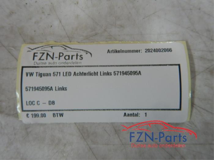 VW Tiguan 571 LED Achterlicht Links-buiten