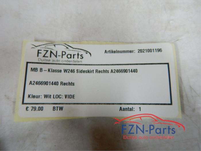 Zijskirt rechts Mercedes B-Klasse (22727843)