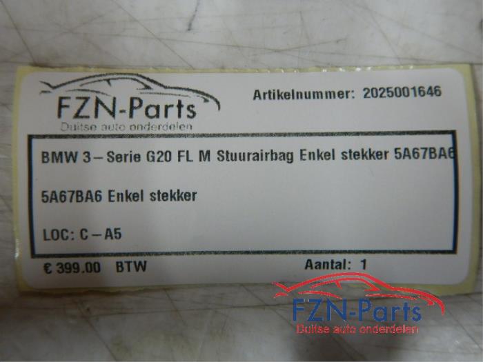 BMW 3-Serie G20 Facelift M Stuurairbag Enkel stekker