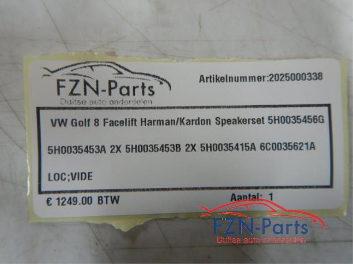 VW Golf 8 Facelift Harman/Kardon Speakerset