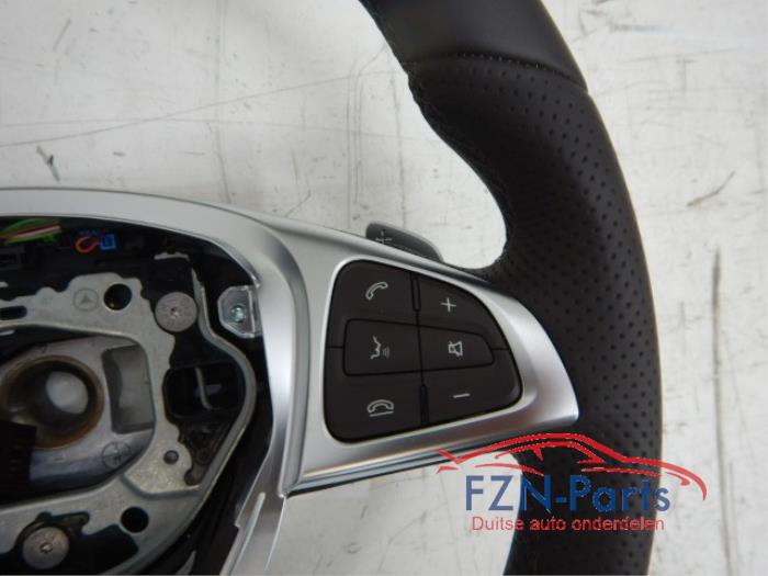 Mercedes-Benz A/B/C/CLA/CLS AMG Styling Stuur Bruin Leer MF+F1