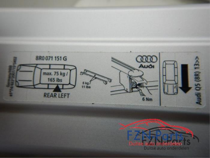 Dakdrager set Audi Q5 (22739349)