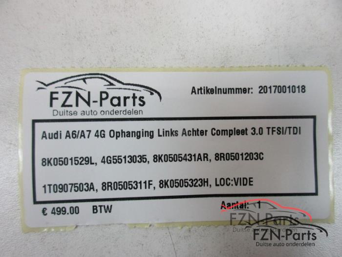 Wielophanging links-achter Audi A7 (22729555)